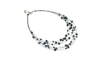Square Acrylic Beaded Necklace For Women - sparklingselections