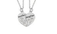 Hand Stamped Mother Daughter Charm Choker Necklace - sparklingselections