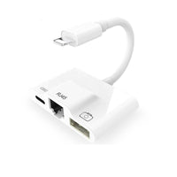 Digital 3.0 OTG Ethernet LAN Wired Camera Reader For Apple - sparklingselections