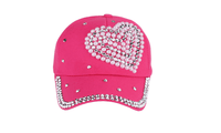 New Love Shaped Diamond Women's Hats - sparklingselections