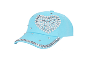 New Love Shaped Diamond Women's Hats - sparklingselections