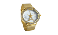 New Famous Rhinestone Quartz Gold Wrist Watch for Men - sparklingselections