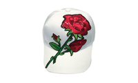 New Rose Applique Floral Baseball Unisex Cap - sparklingselections