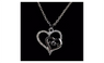 New Heart Crystal Stone Mom Pendant Necklace For Mothers Day