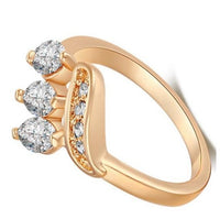 Horse Eye Shaped Zircon Crystal Ring For Women (6,7,9)