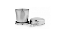 60ml Stainless Steel Folding Cup Traveling Outdoor Camping Mug - sparklingselections