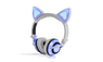 Foldable Flashing Glowing cat ear headphone