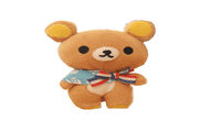 Kawaii 10CM Lover Bear Plush Dolls Key Chain Bag Pendant Charm Toy - sparklingselections