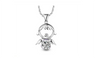 Fashion Crystal Lovely Angel Pendant Necklace For Women