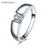 Men Silver Color Wedding Engagement Rings