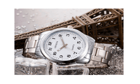 New Stainless Steel Strap Bracelet Analog Quartz Wrist Watch for Unisex - sparklingselections