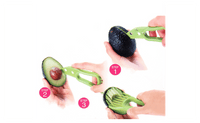 3-in-1 Avocado Slicer Multi-functional Fruit Cutter Knife Corer Pulp Separator - sparklingselections