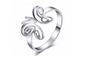 Butterfly Fashion Stainless Steel Ring For Women