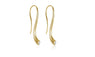 Rose Gold Color White Cubic Zirconia Stud Earrings