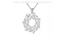 Silver Plated Brand New Design Leaf Shape Pendant Necklaces