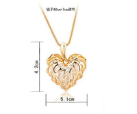 New Hollow Heart Cubic Pendant Necklace For Women - sparklingselections
