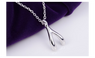 Vintage Wishbone Maxi Pendant Necklace For Women