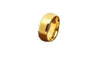 Men's Stainless Steel  Golden Ring - sparklingselections