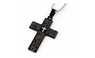 Stainless Steel Bead Chain Holy Bible Cross Pendant Necklace