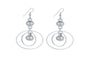 Round In Round Style Dangle Long Earrings For Women