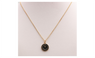 Trendy Gold Plated Chain Tiny Time Pendant Necklace For Women