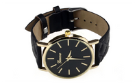 Faux leather Geneva Watches Candy Color Quartz Watch