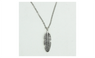 New Chain With Retro Feather Pendant Necklace For Women