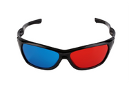 Classical Black Frame 3D Glasses Red And Blue Lens