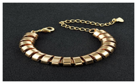 Gold Plated Adjustable Bangle For Women