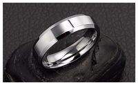 Brushed Wedding Titanium Band Solid Ring Jewelry