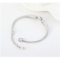 Women Crystal Love bracelet  Bangle