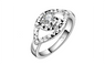 Silver plated New Design Wedding Finger Ring For Women