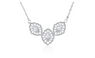 Silver Plated Pendant Wedding Necklace for Bridal