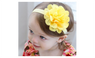American Style Flower Mesh Elastic Hairband For Kids