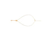 Women's Crystal Rose Gold Plated - Arrow Crescent Valentine Necklace