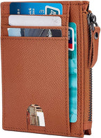 New Design Men's Leather ID Credit Card Holder Wallets