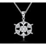 Elves Galadriel Queen necklace flower silver pendant for men and women