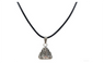 Popular Tibetan Silver Imitation Leather Rope Pendant Necklace