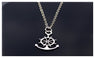 Love Vintage Silver Plated Anchor Necklace For Women