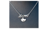 Cute Cutout Love Bird Charm Short Chain Necklace