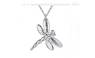 Silver Fashion Nice Square Cubic Zirconia Pendant Necklace