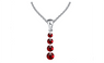 Charming Crystal Long Water Drop Necklaces & Pendant Statement Necklace for Women (Red)