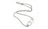 Silver Plated Handcuffs Collar Pendant Necklace For Women