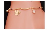 Trendy Butterfly Crystal Pendant Charm Bracelet For Women