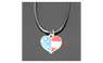 Silver Plated Heart Pendant Necklace For Women