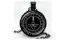 Bill Cipher Wheel Art Handmade Silver Vintage Necklace