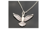 New Retro Silver Bird of Peace Pendant Necklace For Women