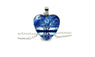 Tree Glass Cabochon Heart Shaped Pendant Necklace