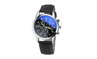 Relojes Fashion Faux Leather Mens Analog Quartz Watch