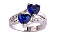 New Women Heart Dazzling Multicolor Ring for Women - sparklingselections
